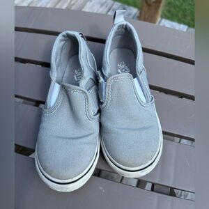 Vans Kids Gray Slip-On Sneakers